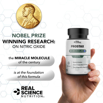Real Science Nutrition Prostax Miracle – Natural Bladder & Kidney Health for Men