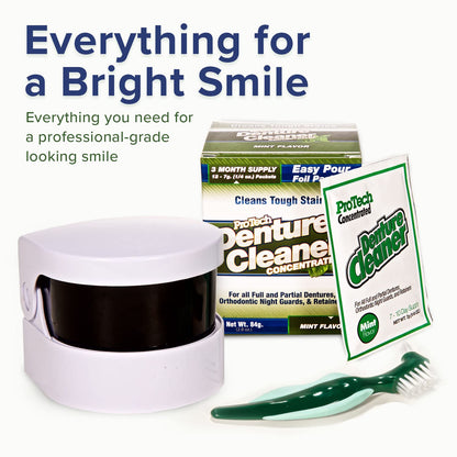 ProTech Removable Appliance Care Kit – Denture, Retainer & Aligner Cleaning (Pack of 3)