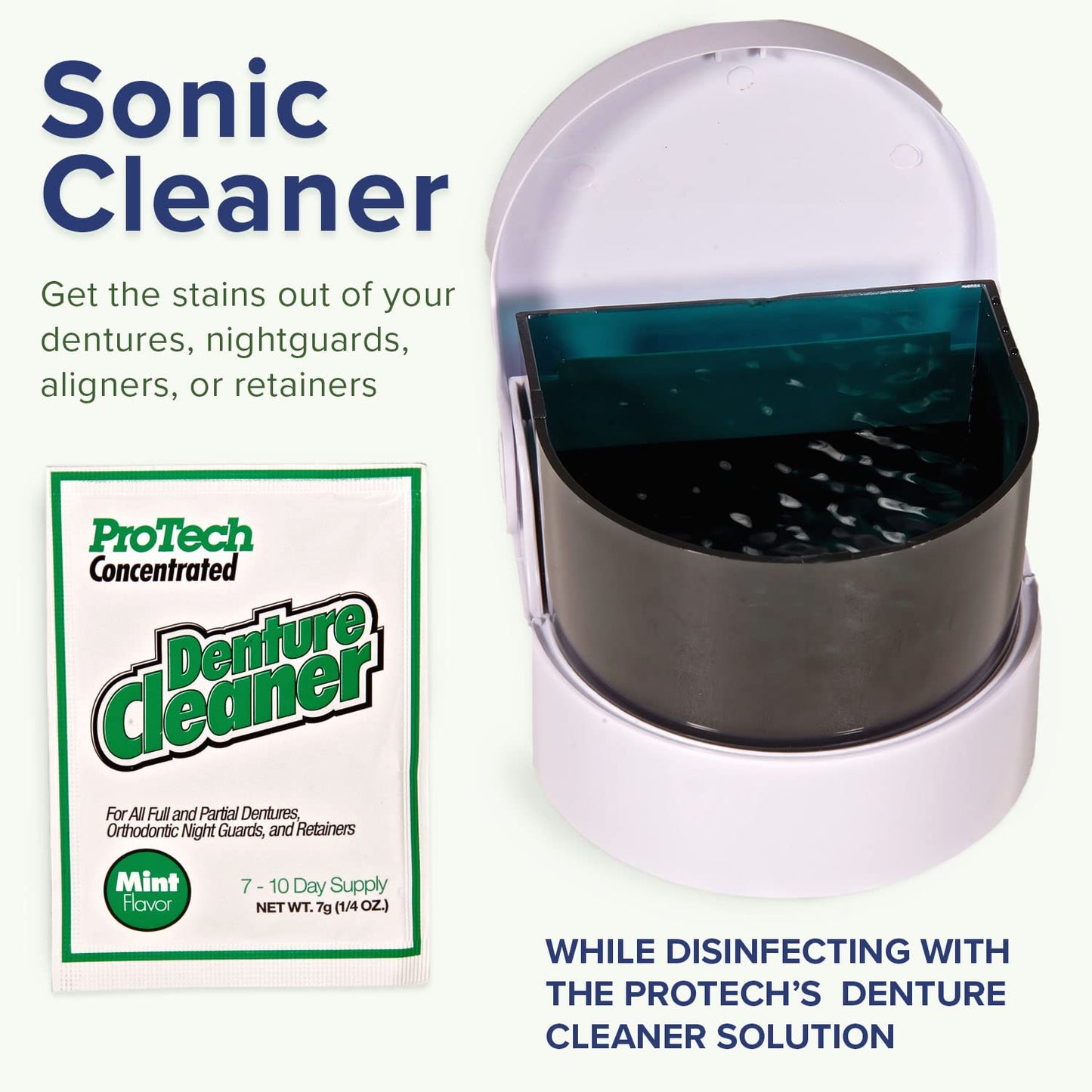 ProTech Removable Appliance Care Kit – Denture, Retainer & Aligner Cleaning (Pack of 3)