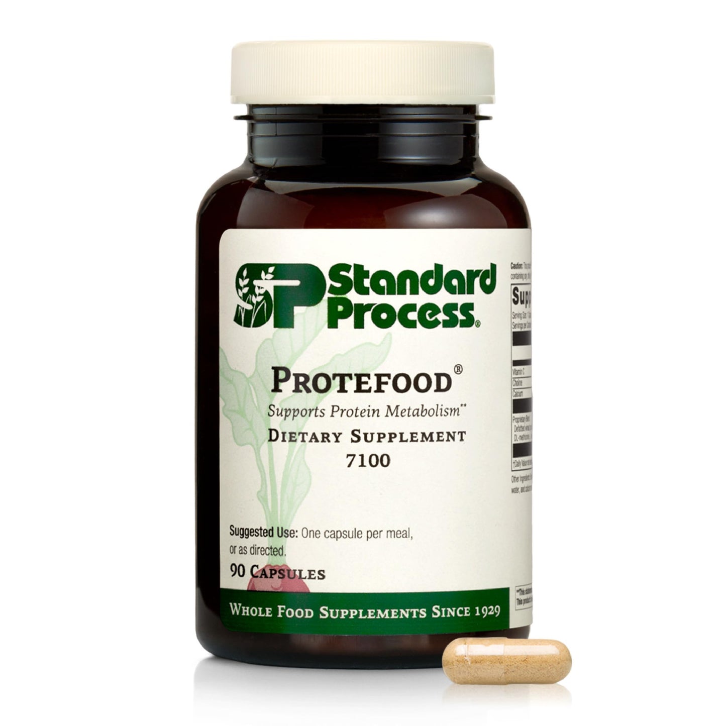 Protefood by Standard Process – Protein Metabolism & Bone Health Support (90 Capsules)