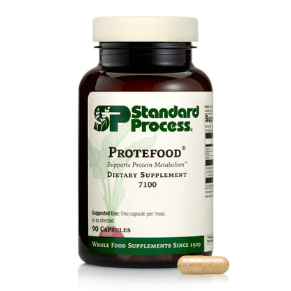 Protefood by Standard Process – Protein Metabolism & Bone Health Support (90 Capsules)