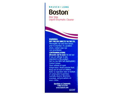 Boston One Step Enzymatic Cleaner – RGP Protein Remover (15-Week Supply)