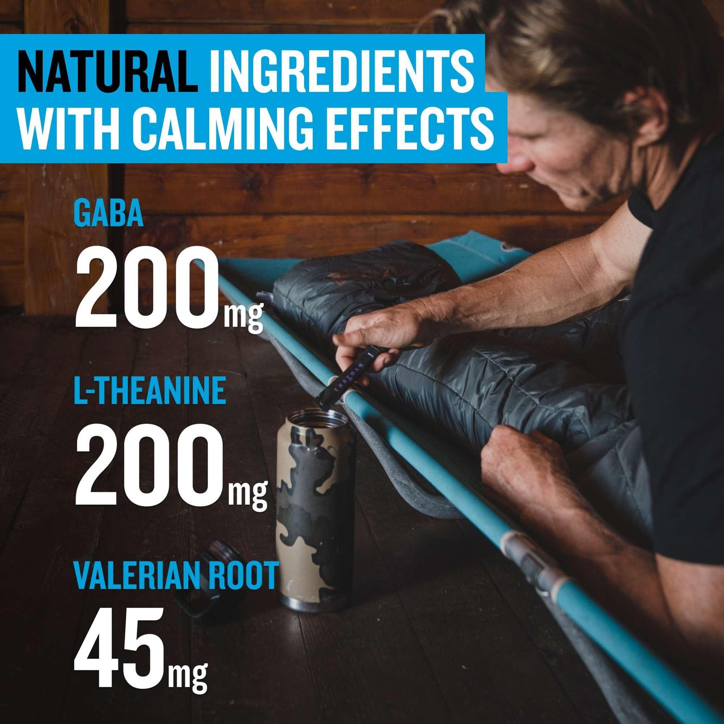 Protekt GABA L-Theanine Sleep Aid - Melatonin-Free Night Support (Grape)