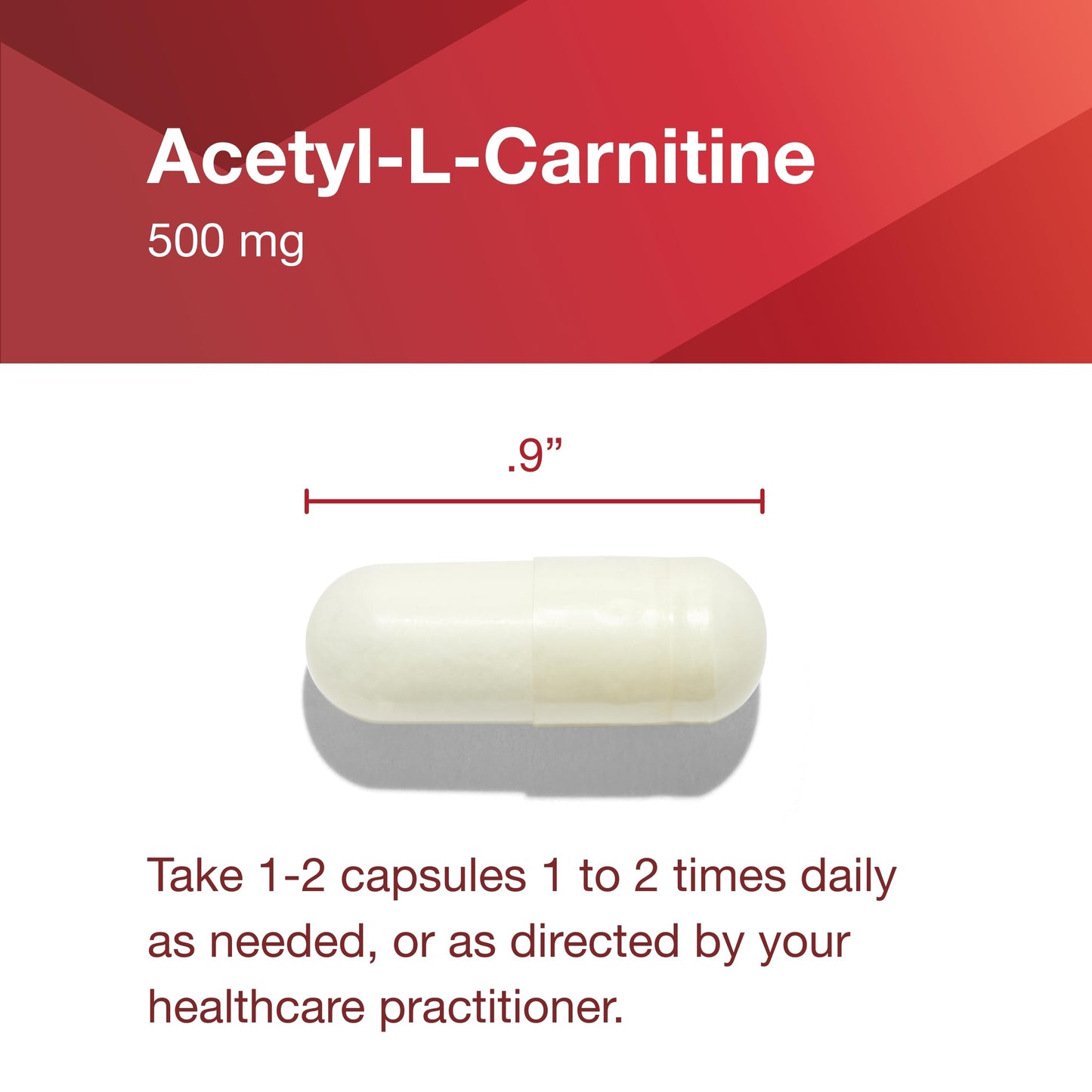 Protocol Acetyl-L-Carnitine 500mg – Energy, Nerve & Brain Support – 100 Veg Caps