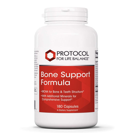Protocol Bone Support Formula - Bone Strength & Density* | 180 Caps | Dairy & Soy Free BritishVita | Premium UK Vitamins & Wellness Supplements