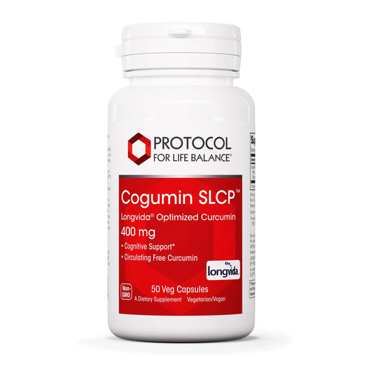 Protocol Cogumin SLCP 400mg Curcumin – Neurological & Cognitive Support – 50 Veg Capsules BritishVita | Premium UK Vitamins & Wellness Supplements