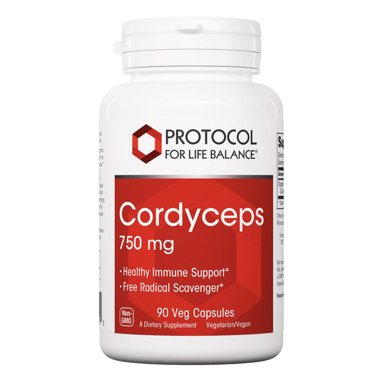 Protocol Cordyceps 750mg – Immune Support & Vascular Health | Non-GMO | 90 Veg Caps BritishVita | Premium UK Vitamins & Wellness Supplements