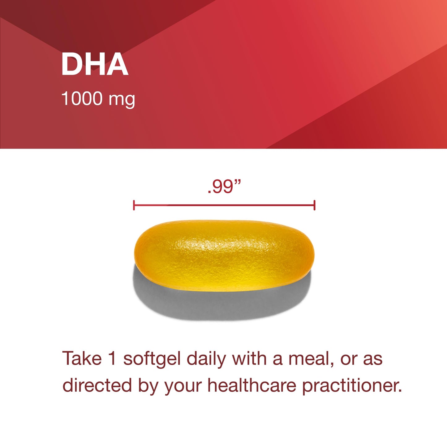 Protocol DHA-1,000 Extra Strength DHA 1,000mg Fish Oil – Brain Health & Support | Easy Digestion | Non-GMO & Halal | 90 Softgels