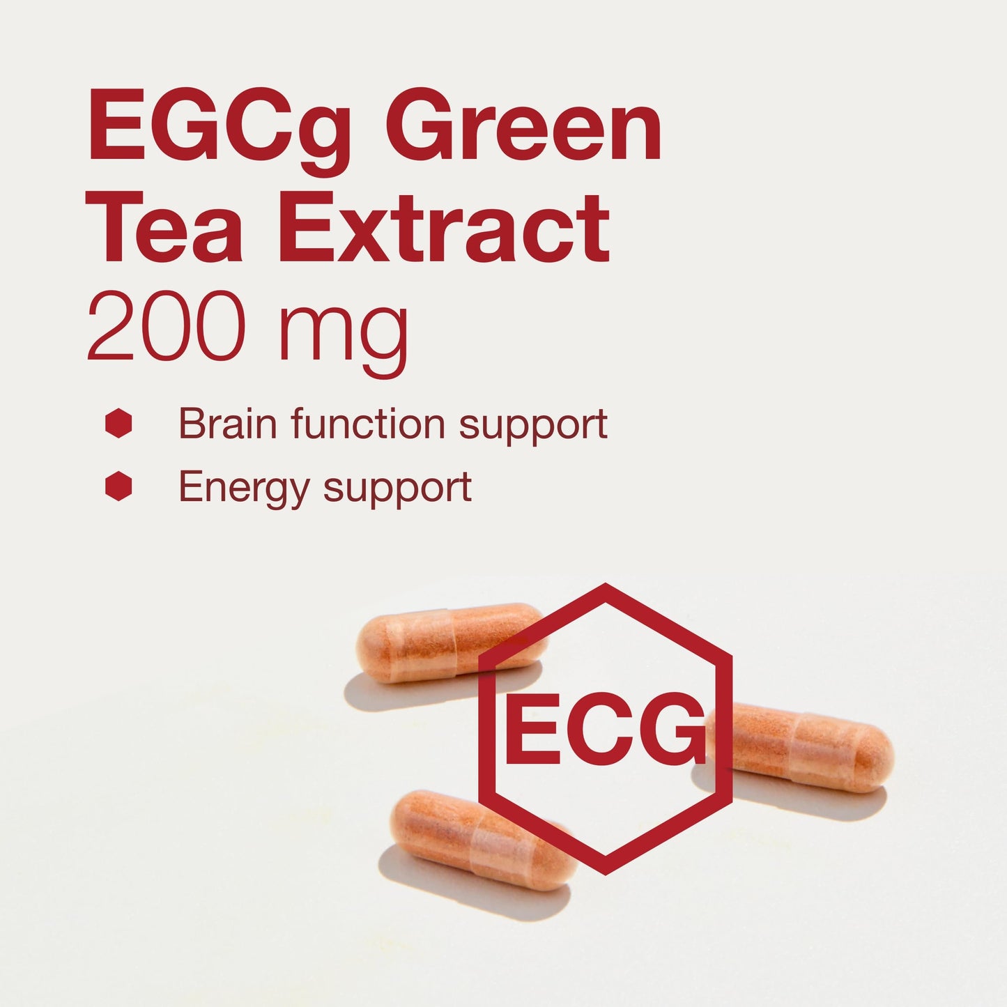 Protocol EGCG 200 mg – Green Tea Extract with 200 mg EGCG | Kosher & Vegan | 90 Veg Capsules