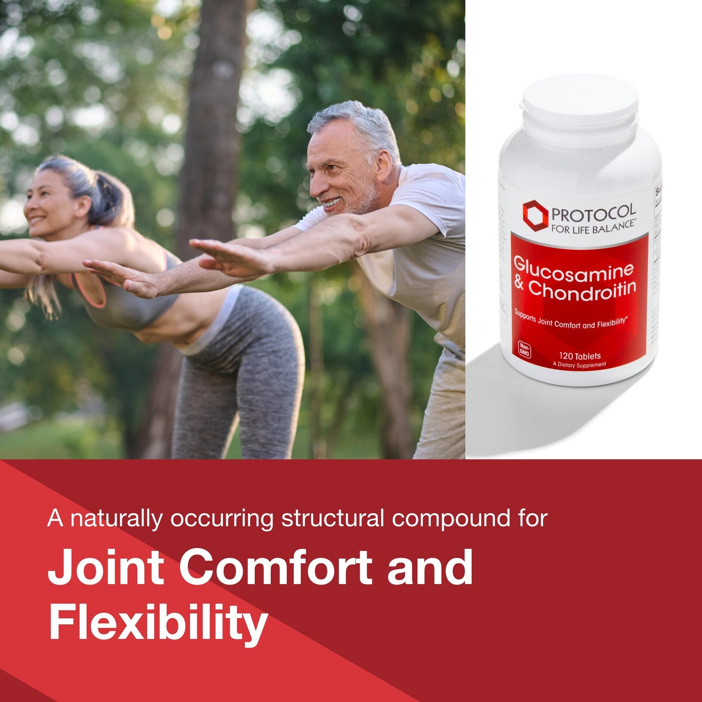 Protocol For Life Balance Glucosamine & Chondroitin – Joint Support – 120 Tablets
