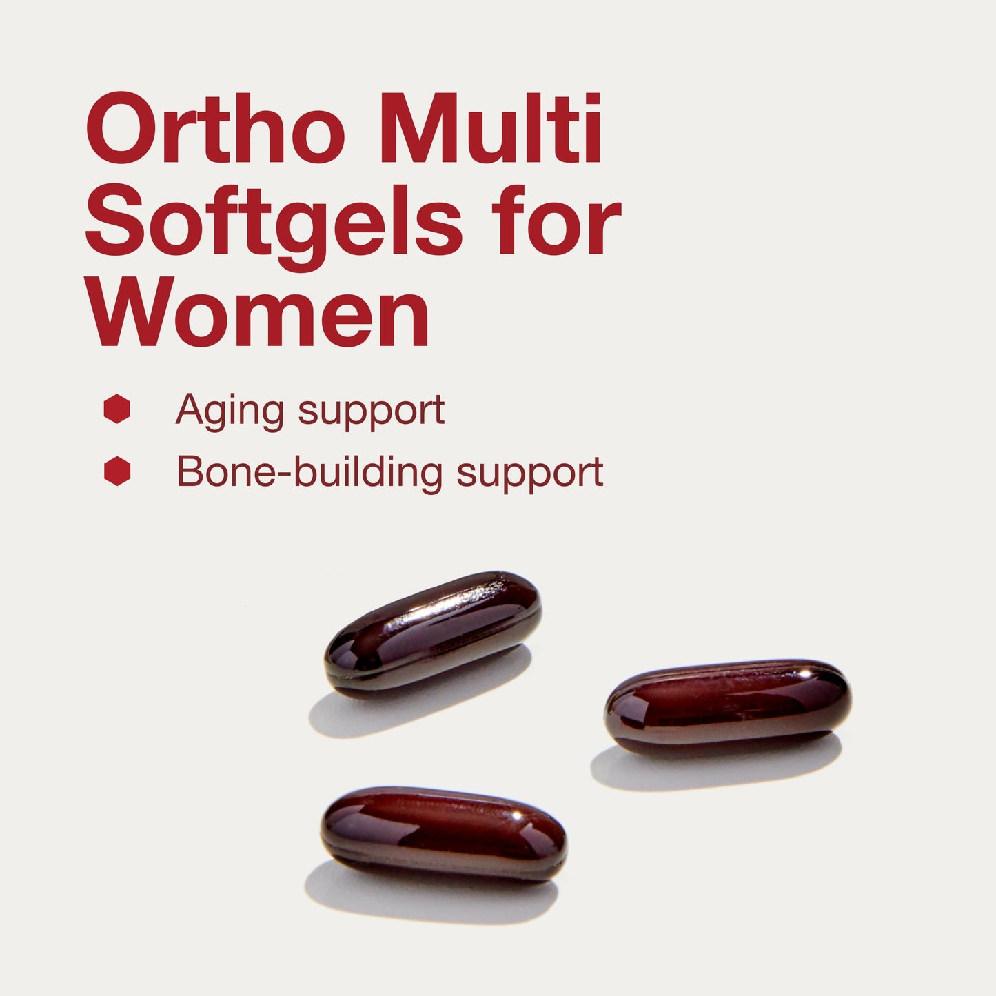 Ortho Multi Softgels for Women – Multivitamin with Cranberry, Green Tea & Evening Primrose – Egg Free & Halal | 90 Softgels | Protocol For Life Balance