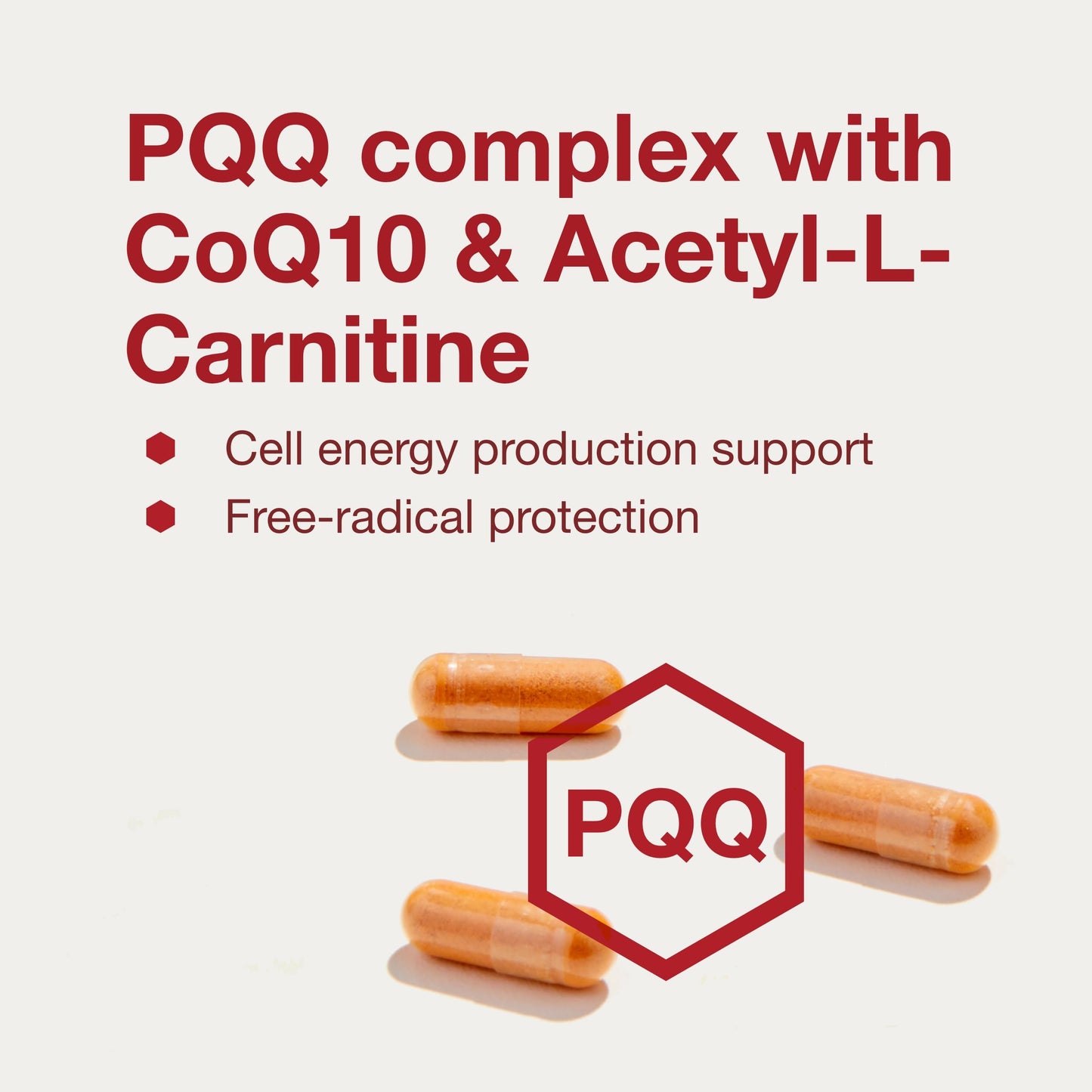 PROTOCOL FOR LIFE BALANCE PQQ Complex – Mitochondrial Health, CoQ10 & L-Carnitine – B Vitamins – 30 Veg Caps