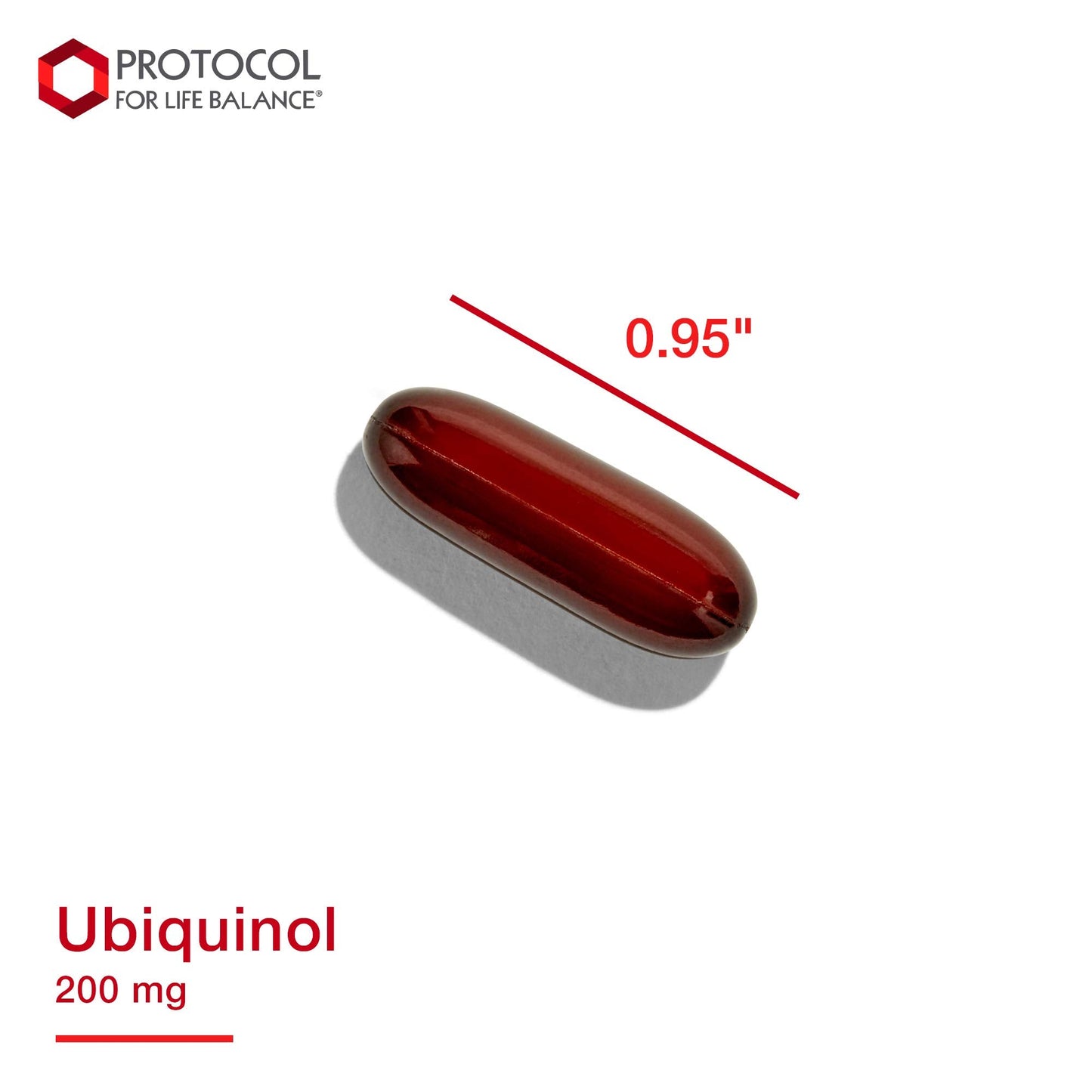 PROTOCOL FOR LIFE BALANCE Ubiquinol 200mg – Bioavailable CoQ10 Softgels for Heart Health | Soy Free & Dairy Free | 60 Softgels
