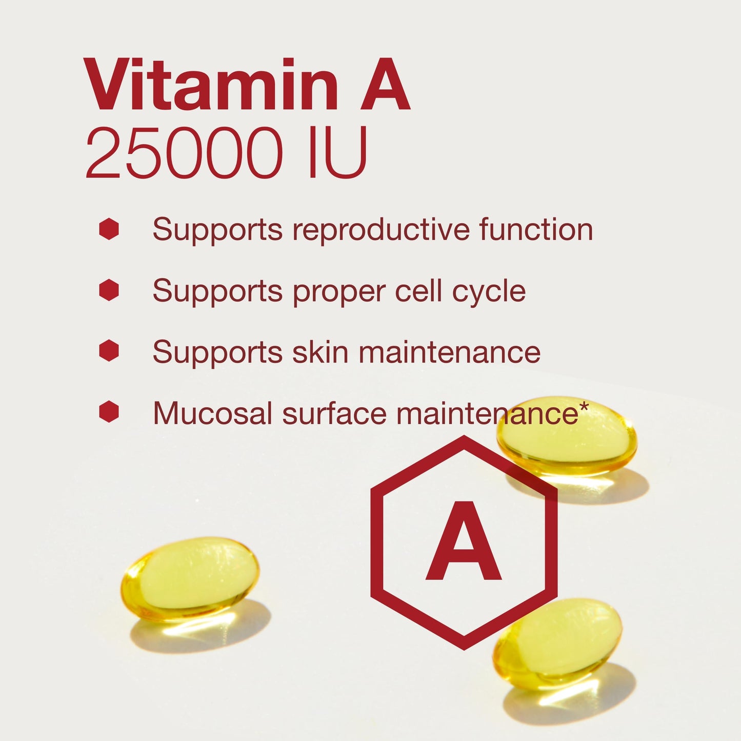 Protocol For Life Balance Vitamin A 25,000 IU – Eye, Retina & Immune Health, 100 Softgels
