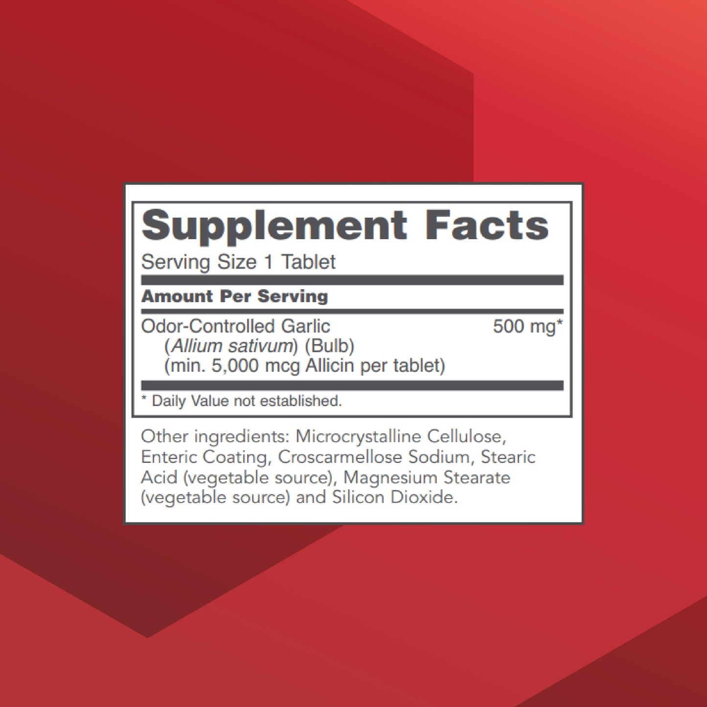 Protocol Garlic 5,000 Allicin Supplement – Odor Controlled