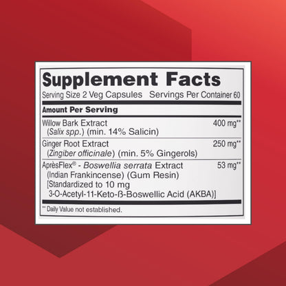 Ache Action Joint Supplement for Women & Men | Protocol For Life Balance | 120 Veg Caps