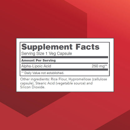 Protocol for Life Balance Alpha-Lipoic Acid 600mg - 60 Veg Capsules