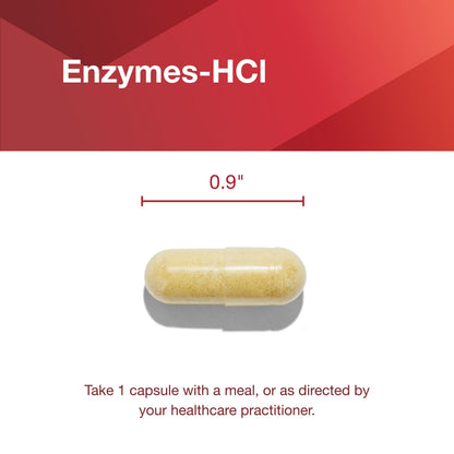 Protocol for Life Balance Enzymes-HCl - Digestive Enzymes with Bromelain | 120 Capsules