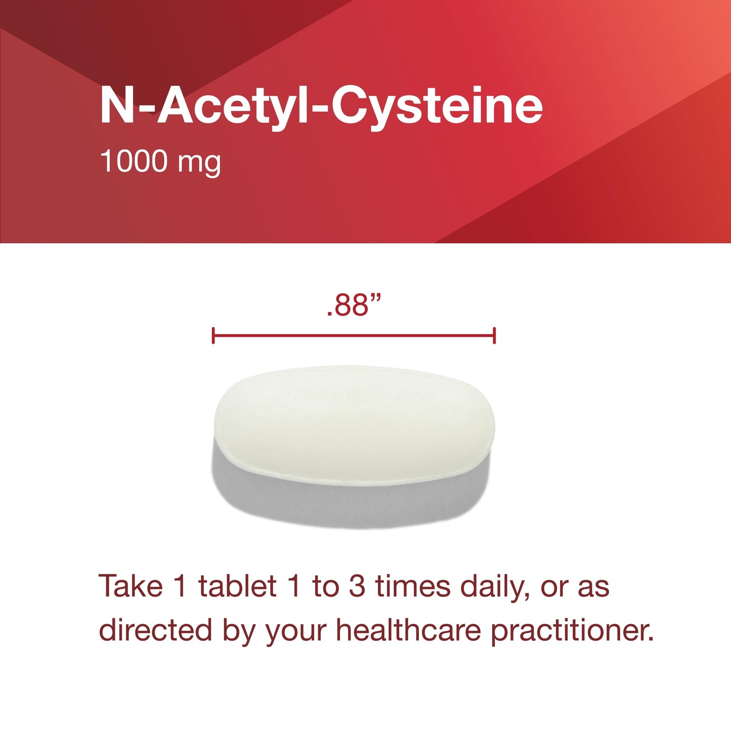PROTOCOL FOR LIFE BALANCE NAC N-Acetyl Cysteine 1000mg - Glutathione Production & Respiratory Support - 120 Tabs