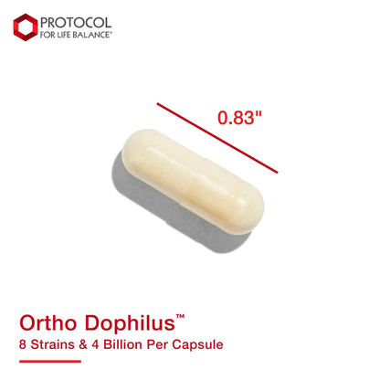 Protocol for Life Balance Ortho Dophilus – 8 Strains, 4 Billion CFU, 60 Veg Capsules
