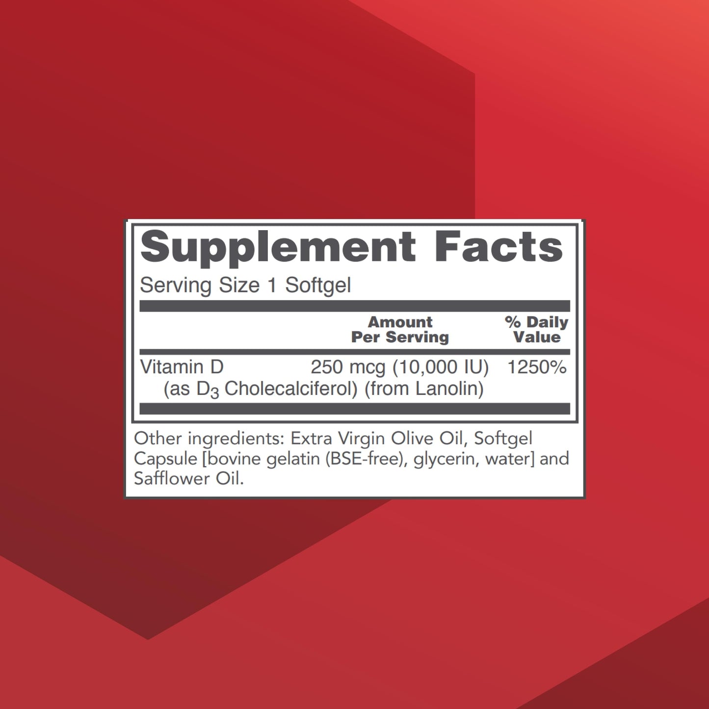 Vitamin D3 10,000 IU – Immune Support & Bone Health (Pack of 2) | Protocol For Life Balance