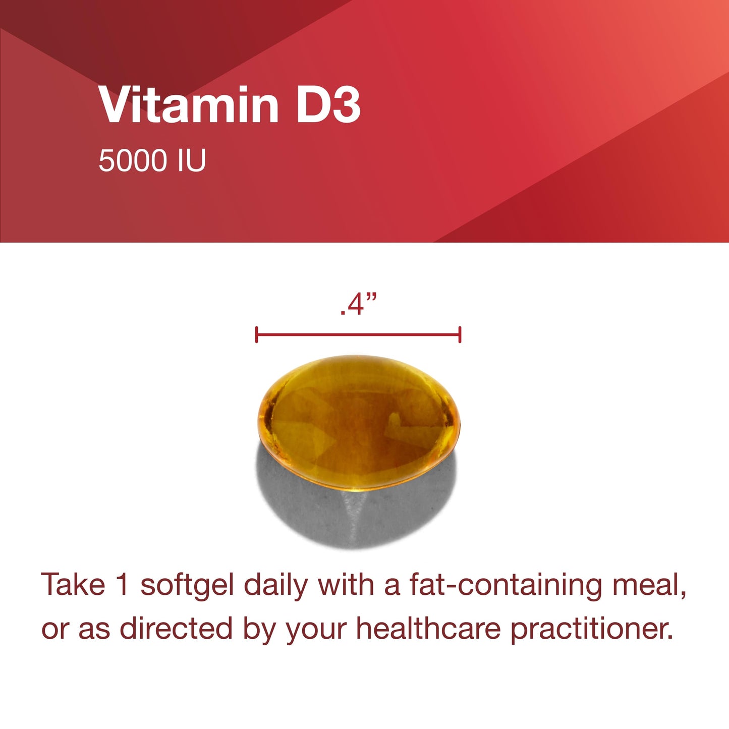 Protocol For Life Balance Vitamin D3 5000 IU Softgels - Supports Calcium Absorption, Bone, Dental Health, Immune, Nervous System & Cognitive Function - 120 Softgels