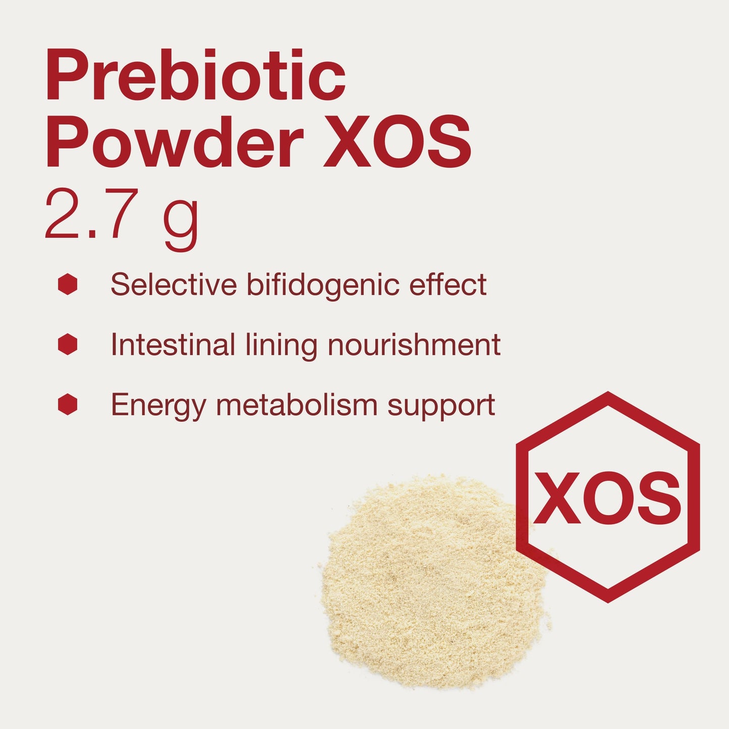Protocol for Life Balance Prebiotic XOS Powder – Gut Health, Kosher & Non-GMO, 3 oz