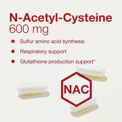 Protocol NAC with Selenium and Molybdenum - Glutathione, Brain, and Lung - 100 Veg Caps