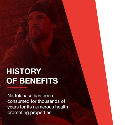Protocol Nattokinase - 100mg Nattokinase Supplement - for Heart Health & Blood Circulation* - Kosher & Dairy Free - 60 Veg Caps