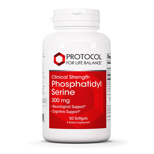 Protocol Phosphatidylserine 300mg – Brain Function & Memory Support | 50 Softgels BritishVita | Premium UK Vitamins & Wellness Supplements