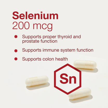 Protocol Selenium 200mcg – Immune Support, Thyroid & Prostate Health | 90 Veg Caps
