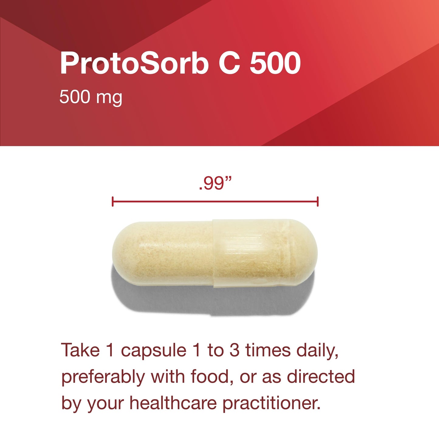Protocol Protosorb C 500 - Highly Absorbable Vitamin C - for Immune System & Bone Health Supplement* - with Alpha-Lipoic Acid - Buffered, Non-Acidic Vitamin C - 100 Veg Caps
