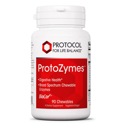 Protozymes Digestive Enzymes – Protocol For Life Balance – 90 Chewables