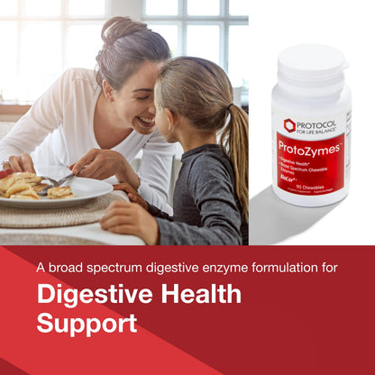 Protozymes Digestive Enzymes – Protocol For Life Balance – 90 Chewables