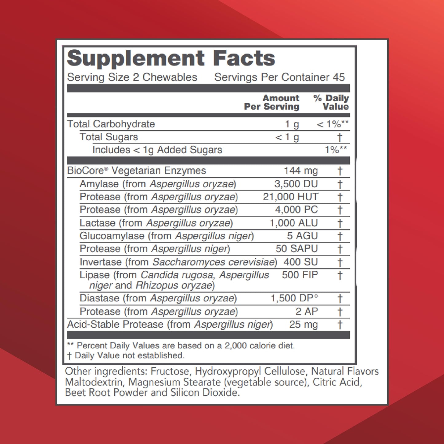 Protozymes Digestive Enzymes – Protocol For Life Balance – 90 Chewables