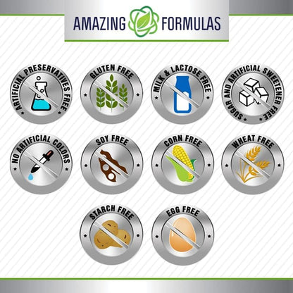Amazing Formulas Alpha Lipoic Acid 600 mg – 60 Capsules | Non-GMO, Gluten Free | Made in USA | 2-Pack