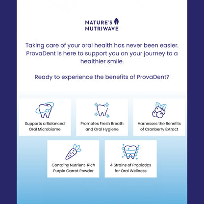 ProvaDent Original Formula - Natural Oral Probiotics for Teeth & Gums