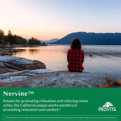 PROVITA Nervine | Natural Relaxation & Nervous System Support | 60 Veg Capsules
