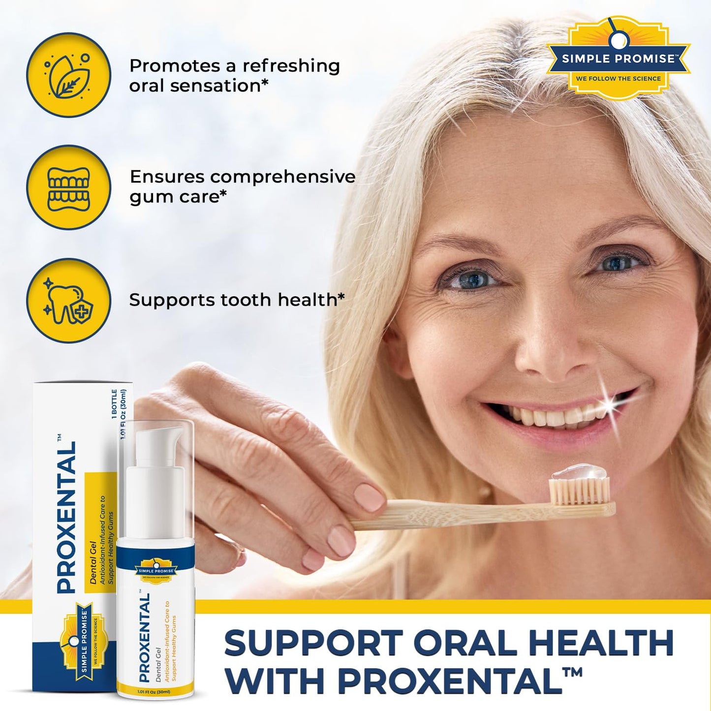 ProXental Dental Gel for Gum Health | Simple Promise 30ml