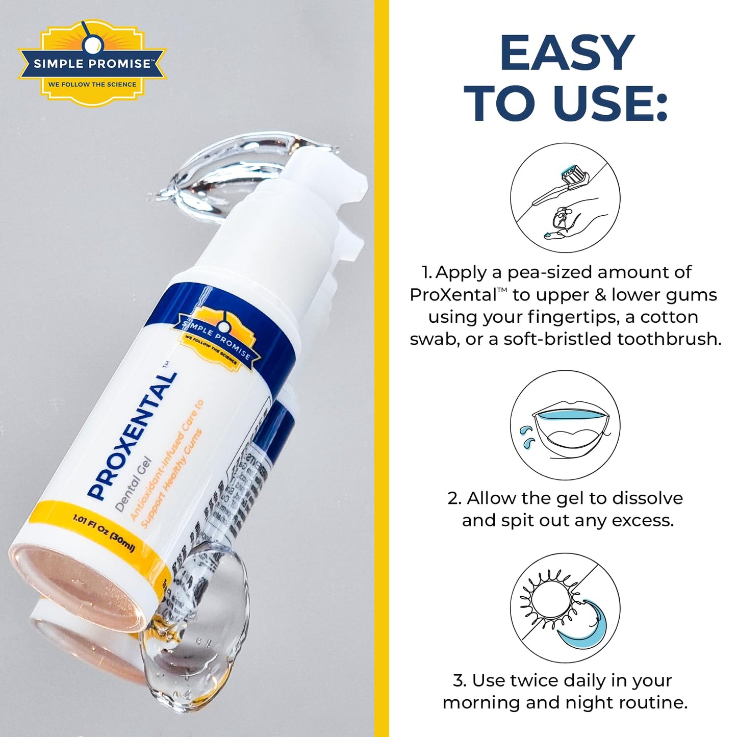 ProXental Dental Gel for Gum Health | Simple Promise 30ml