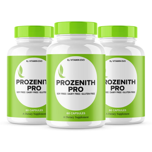 (3 Pack) Prozenith Pro Capsules – All-Natural Advanced Formula (180 Capsules) BritishVita | Premium UK Vitamins & Wellness Supplements