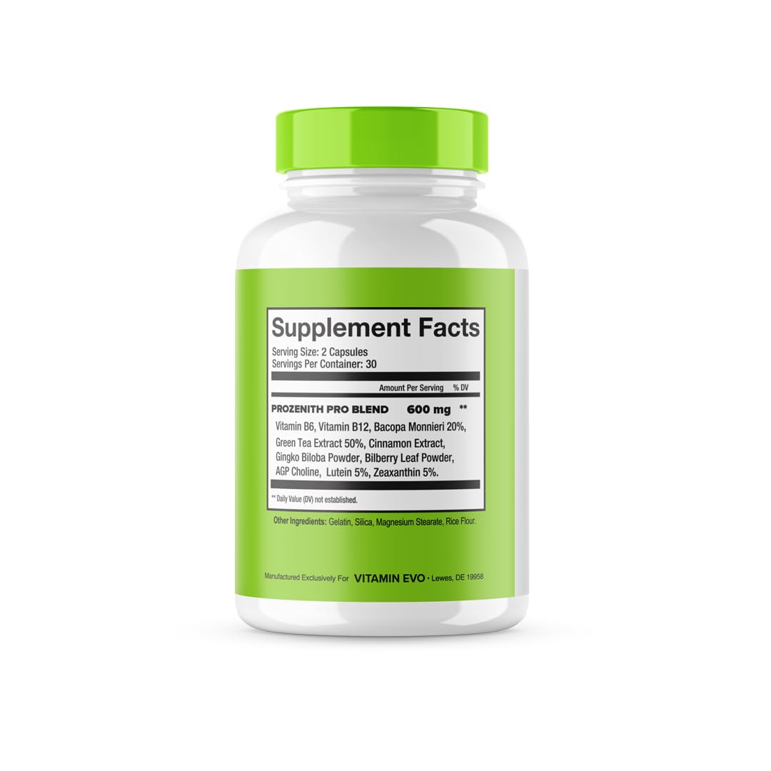 (3 Pack) Prozenith Pro Capsules – All-Natural Advanced Formula (180 Capsules)