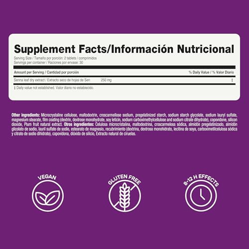 Prunelax Extra Strength Tablets – Natural Senna Laxative (120 Tablets)