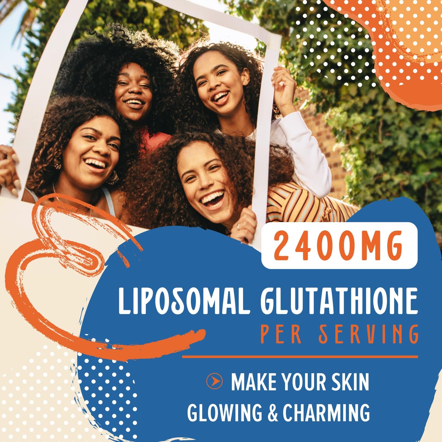 Prunucis 2400MG Liposomal Glutathione — Vitamin C, Milk Thistle, Alpha-Lipoic Acid, 480 Softgels