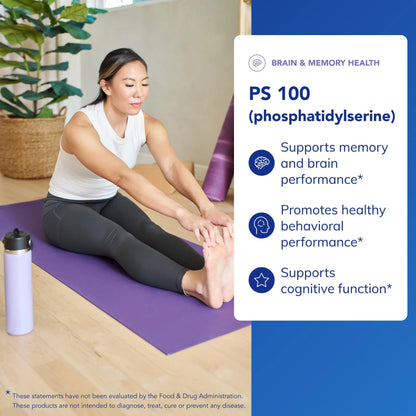 Pure Encapsulations PS 100 | Phosphatidylserine Brain Support Supplement | 120 Capsules BritishVita | Premium UK Vitamins & Wellness Supplements