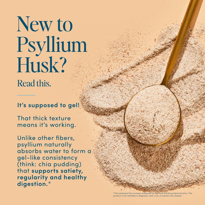 Psyllium Husk Fiber Lemonade – 6g Per Packet, 20-Count Travel Packs