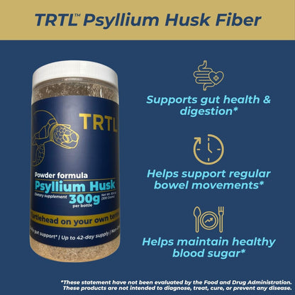 Psyllium Husk Powder – Sugar-Free and Unflavored | 6g Fiber per Serving
