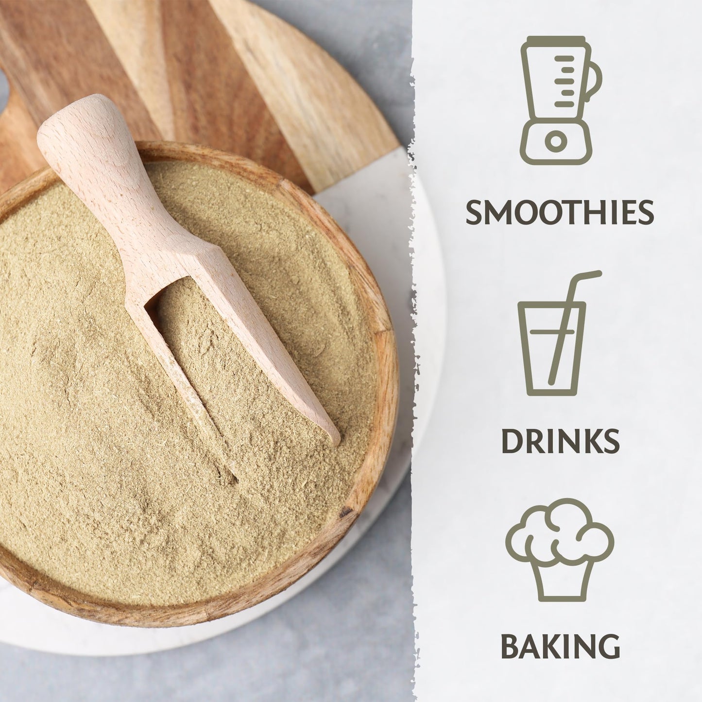 Organic Psyllium Husk Powder – Plant-Based Fiber for Digestion & Satiety | 11.6 oz