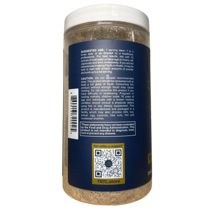 Psyllium Husk Powder – Sugar-Free and Unflavored | 6g Fiber per Serving