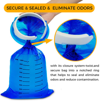 PukeBag Vomit Bags – 40 Pack Disposable Barf Bags for Travel, Car Sickness & Nausea